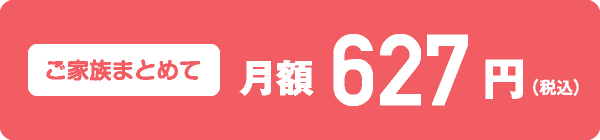 ご家族まとめて月額627円（税込）